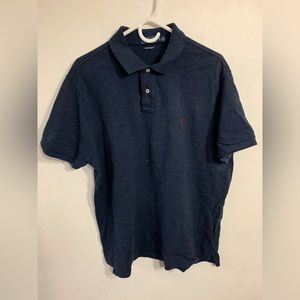 Polo Ralph Lauren Men’s Shirt Blue Red Pony Custom Slim Fit XL TG